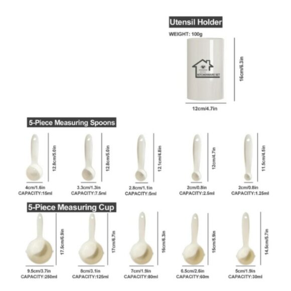 Kitchen Cooking Utensils Set, 33 pcs Non-Stick Silicone Cooking Kitchen Utensils - Picture 6 of 11